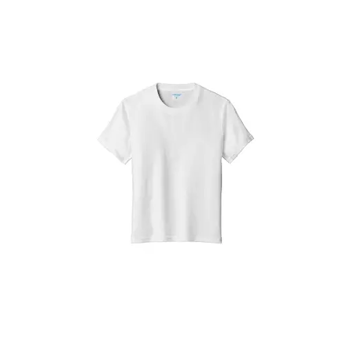 [531038] REMERA BLANCA ALGODON POLIESTER NIÑO