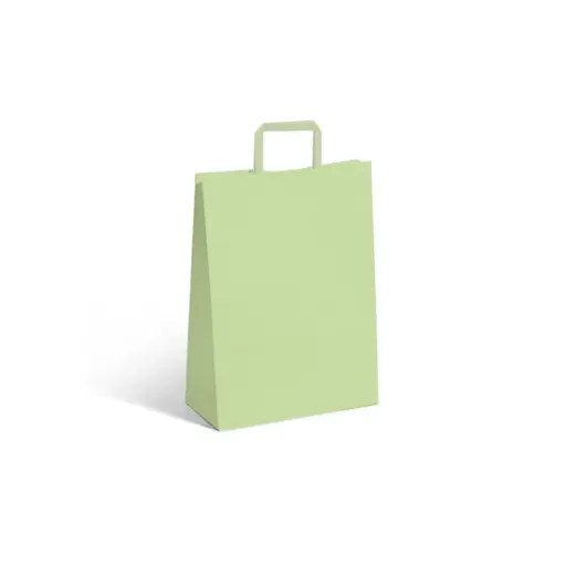 [531067] BOLSA P/ REGALO ACUARIO PISTACHO DUBAI 22 X 10 X 30CM