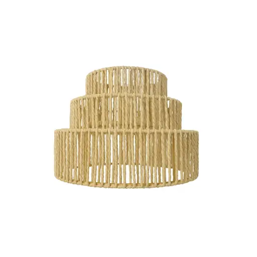 [531207] &LAMPARA COLGANTE HIERRO MIMBRE 30cm x cm ( NS414837 )