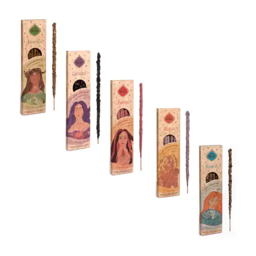 [531234] SAHUMERIO 5 ELEMENTOS SAGRADA MADRE x6 e/Cj