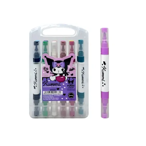 [531273] MARCADOR ACRILICO KUROMI VALIJA x12 ( SR520 )