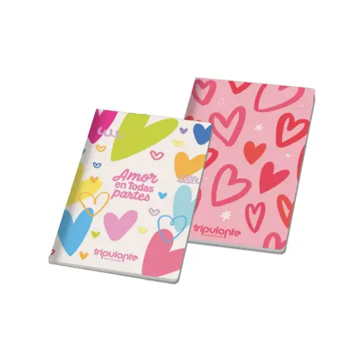 [531328] CUADERNO SWEET LOVE T/ BLANDA RAYA 16 x 21cm ( 02CUAD0004 ) 