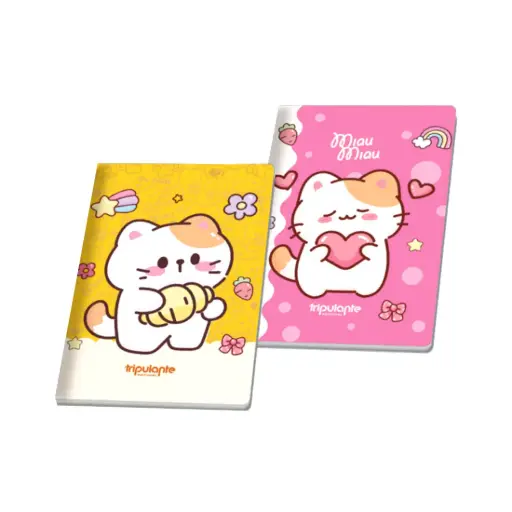 [531330] CUADERNO MIAU MIAU T/ BLANDA RAYA 16 x 21 ( 02CUAD0006 ) 
