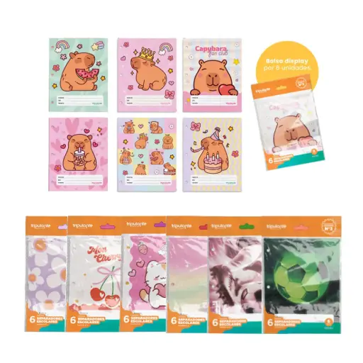 [531351] ASIGNATURA TRIPULANTE N°3 MOTIVOS x6 e/Bo