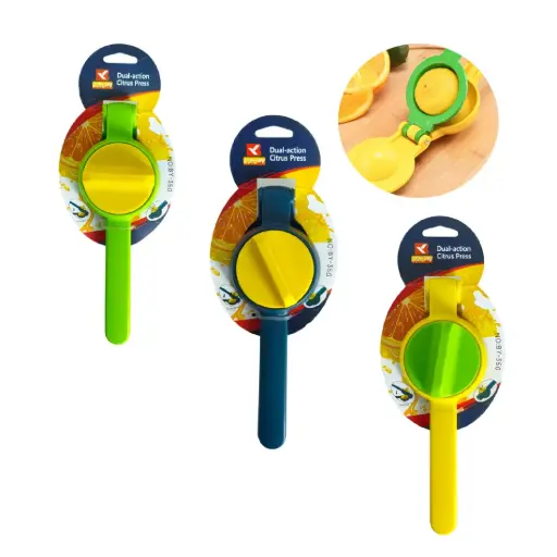 [531385] EXPRIMIDOR MANUAL PLASTICO P/ JUGOS 22cm ( 17731 )