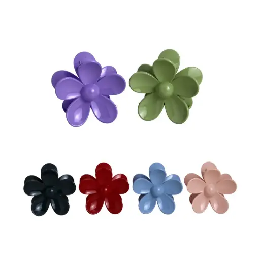 [531475] BROCHE P/ CABELLO FLOR 7cm ( 18587 )