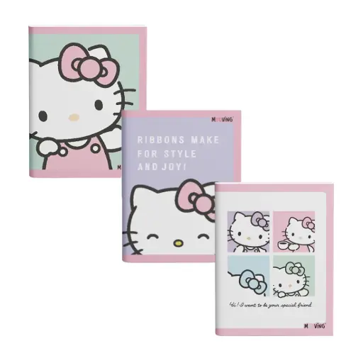 [531481] CUADERNO MOOVING T/ FLEXIBLE HELLO KITTY 16 x 21cm x 48hjs ( 1202165 )