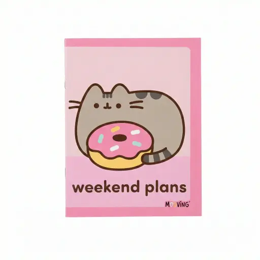 [531486] CUADERNO MOOVING T/ FLEXIBLE PUSHEEN 16x21CM x 48HJS ( 1202207 )