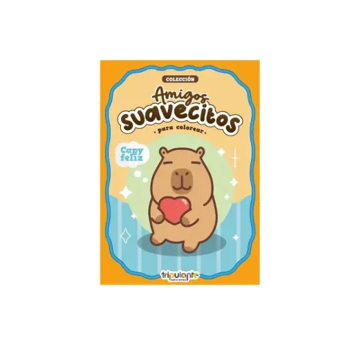 [531515] LIBRO P/ COLOREAR COLECCION AMIGOS SUAVECITOS CAPY FELIZ ( 8981-83-3 )