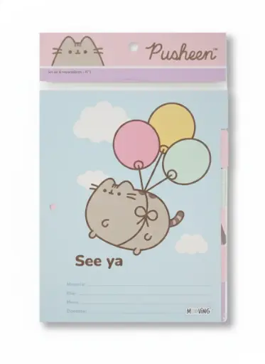 [531539] SEPARADORES MOOVING N°3 PUSHEEN x 6 ( 1101207 )