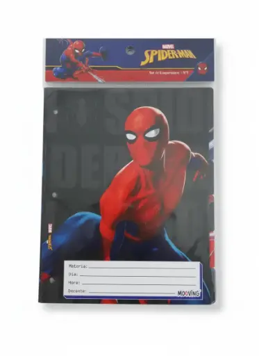 [531547] ASIGNATURA MOOVING N°3 SPIDERMAN x 6 ( 1101101 )
