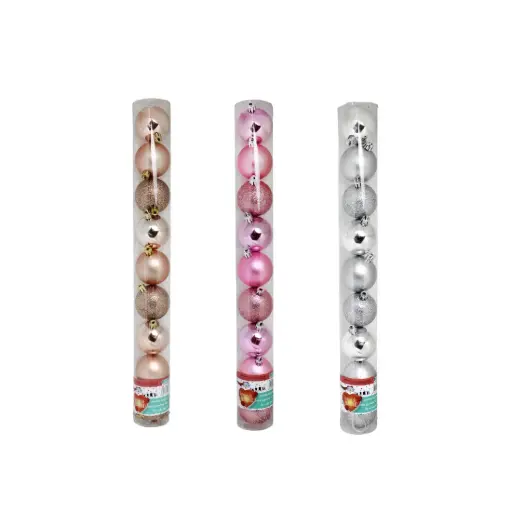 [531615] BOCHA NAVIDEÑA 5CM X9 E/ TUBO ( NJ-2024-2-A )