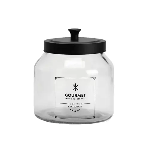 [531730] FRASCO VIDRIO C/ TAPA METALICA GOURMET 2.5lts ( 113-18941 ) 