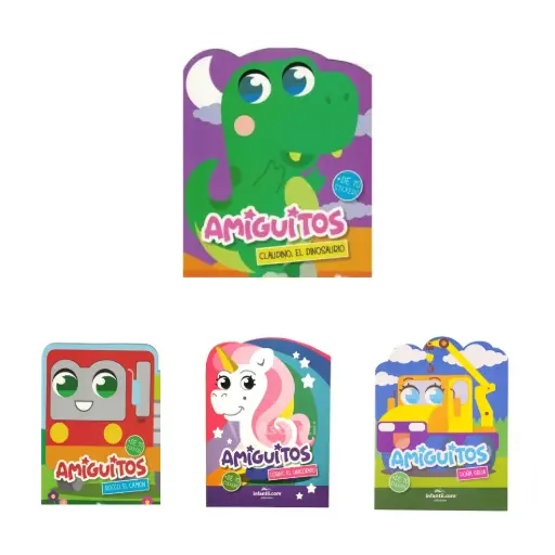 [531779] LIBRO COLECCION AMIGUITOS C/ STICKERS