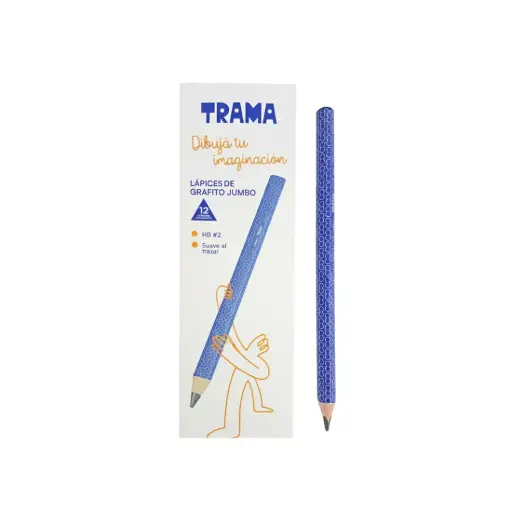 [531824] LAPIZ NEGRO TRAMA HB JUMBO (54051) 