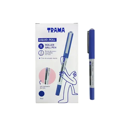 [531825] LAPICERA TRAMA LIQUID ROLL AZUL ( 52810 )