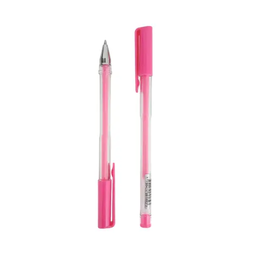 [531835] LAPICERA TRAMA ROLLER BALL GEL ROSA PASTEL ( 4100-2008-012 ) 