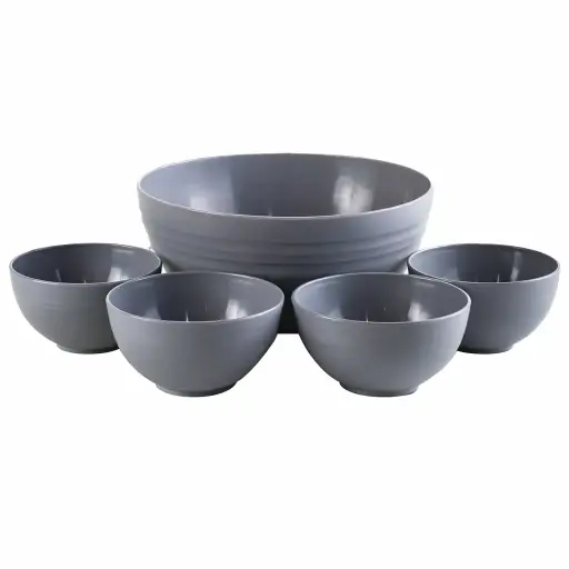 [531849] SET COMPOTERA ENSALADERA PLASTICA POKE X5 ( 6657 )