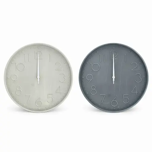 [536167] RELOJ D/ PARED REDONDO 30CM E/ CJ ( AD460-07 )