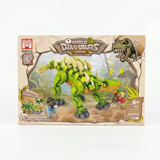 [536187] MUÑECO C/ BLOQUES ENCASTRES TIPO LEGO GRANDE 300  E/ CJ