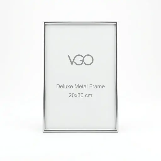 [536247] PORTARRETRATO DELUXE METAL PLATEADO FINO 20X30CM ( 92299.82 )