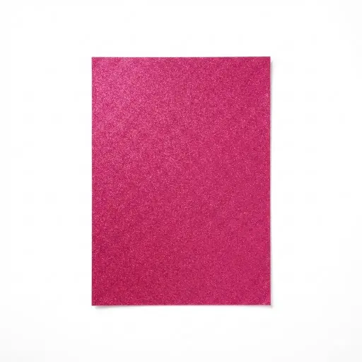 [536396] CARTULINA GLITTER FUCSIA 35X50CM 250GR ( 648432 )