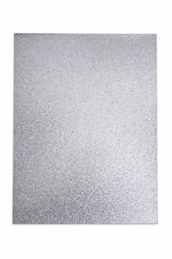 [536406] CARTULINA GLITTER PLATA 35X50CM 250GR ( 648421 )