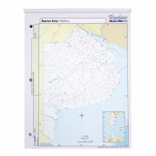 [536445] &MAPA N°3 TRIUNFANTE BUENOS AIRES POLITICO