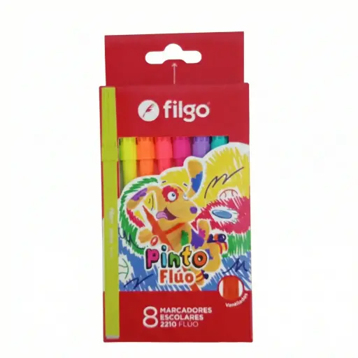 [536482] MARCADORES FILGO 2210 FLUO X8 E/ CJ ( CM2210-E8-FLU )