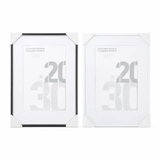 [536484] PORTARRETRATO ALUMINIO C/ PASPARTU 20X30 ( ALM2030 )