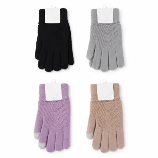 [536535] GUANTES DAMA AMAYRA DEDOS TACTIL E/ BO ( 67.T4332 )