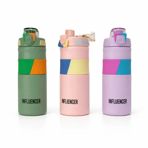 [536538] BOTELLA ACERO INOXIDABLE INFLUENCER CLICK 550ML ( 68.X1610 )