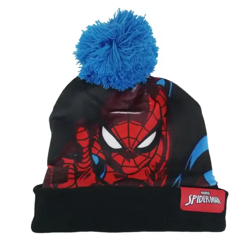 [536545] GORRO SPIDER-MAN MARVEL C/ POMPON E/ BO ( 75.6700001 )