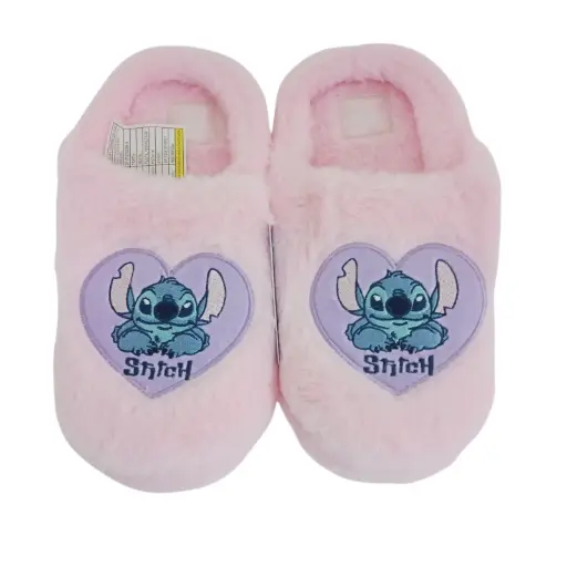 [536595] PANTUFLA STITCH ROSA FOOTY E/ CT ( PST6116 )