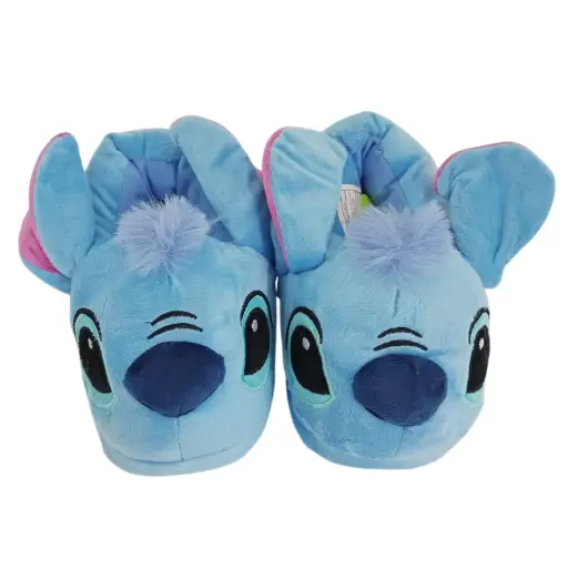 [536596] PANTUFLA STITCH CELESTE FOOTY C/ OREJAS T. 27/28 - 35/36 E/ CT ( PST6113 )