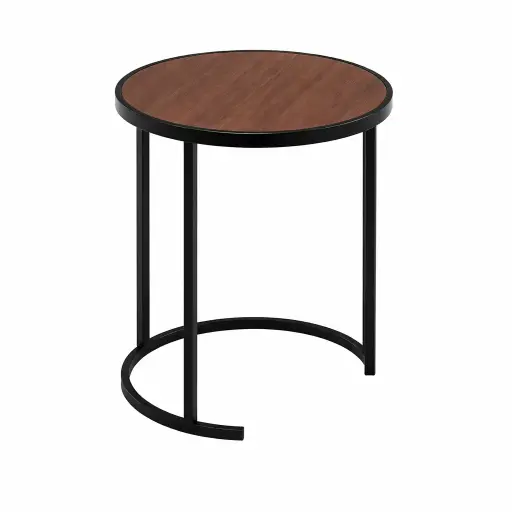 [536643] MESA RATONA REDONDA MDF HIERRO 40CM X 45CM
