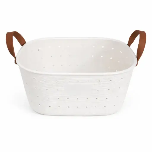 [536761] CANASTO PLASTICO C/ MANIJA 34 X 26 X 18CM ( 1040921 )