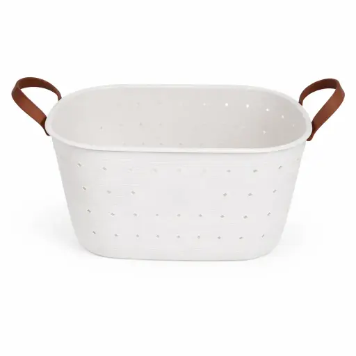 [536762] CANASTO PLASTICO C/ MANIJA 39 X 30 X 21CM ( 1040922 )