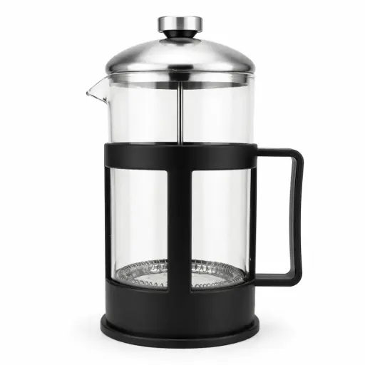 [536811] CAFETERA C/ EMBOLO ACERO 1000ML E/ CJ ( CH74049 / C5339 )