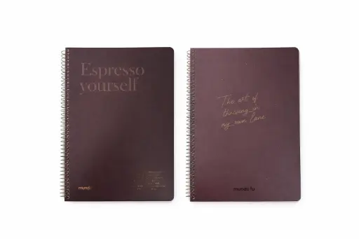 [536866] CUADERNO A4 TAPA FLEXIBLE COFFEE 80HJ ( 202732 )