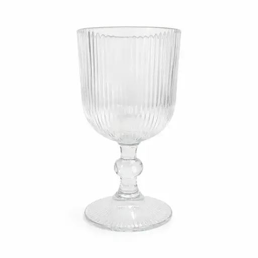 [536898] COPA VIDRIO RAYAS C/ BORDE DORADO 360ML ( CA6822 )