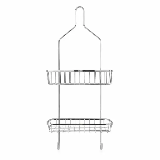 [536914] ORGANIZADOR ACERO P/ BAÑO 2 ESTANTES ( DR0262 )