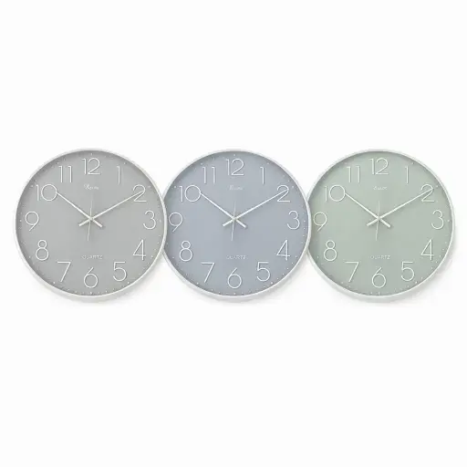 [536961] RELOJ D/ PARED REDONDO 40CM E/ CJ ( CA6639 )