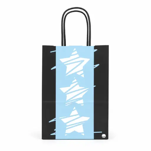 [537022] BOLSA P/ REGALO DECO 22 X 10 X 30CM TRES ESTRELLAS ( 44401836 )