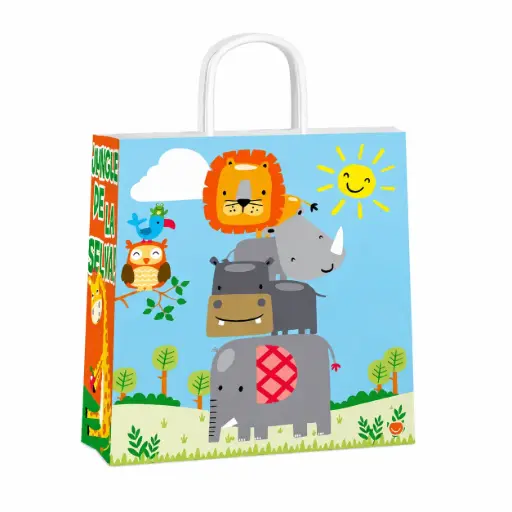 [537023] BOLSA P/ REGALO AMIGUIS DE LA SELVA 22 X 10 X 24CM