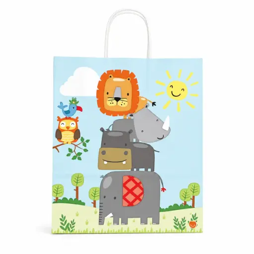 [537024] BOLSA P/ REGALO AMIGUIS DE LA SELVA 32 X 10 X 30CM