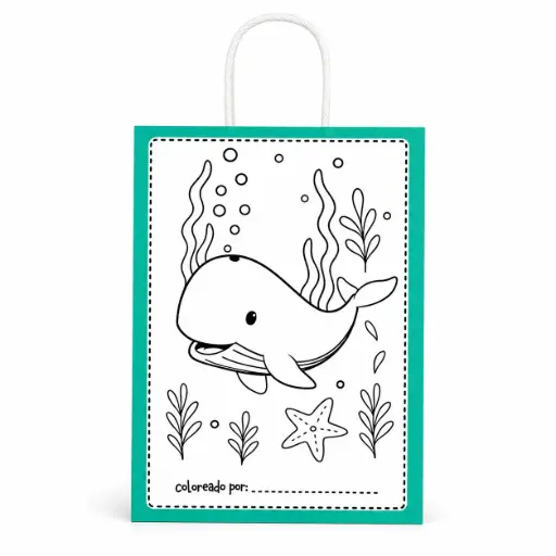 [537026] BOLSA P/ REGALO AVENTURAS PARA PINTAR 14 X 8 X 20CM 