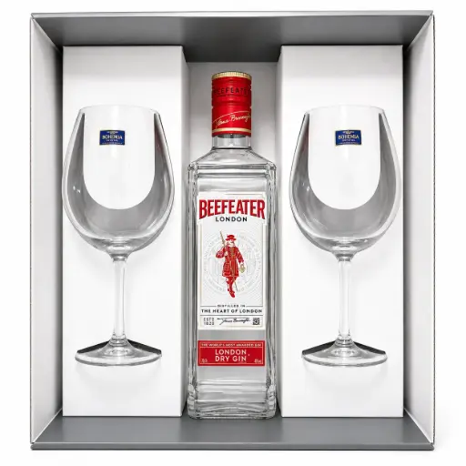 [537043] CAJA P/ REGALO C/ COPA GIN X2 820ML ( 1482 )
