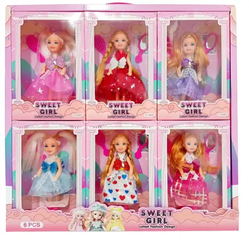 [537181] MUÑECA C/ ACCESORIOS E/ CJ ( DX537-2-Z1 )