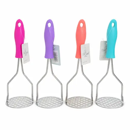 [537225] PISA PAPAS METALICO C/ MANGO PLASTICO E/ CT ( NS052994 )